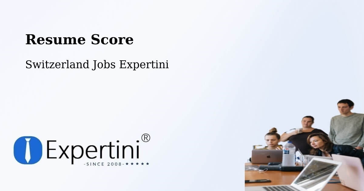 Resume Score & Job Description Match Tool – Urnäsch - Switzerland Jobs Expertini